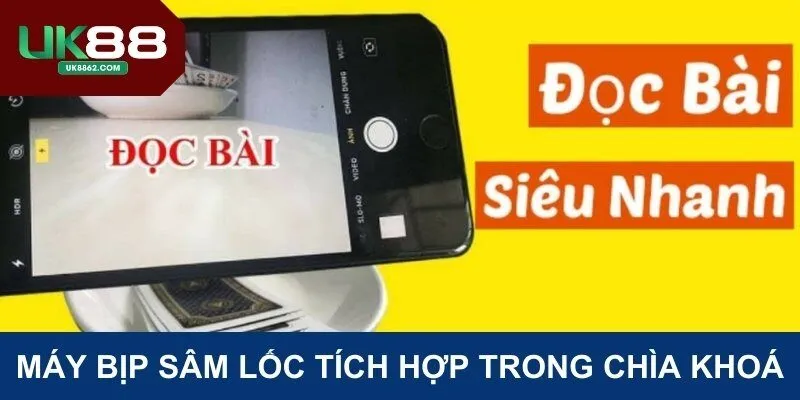Máy bịp sâm lốc tích hợp trong chìa khoá kín đáo và tiện dụng
